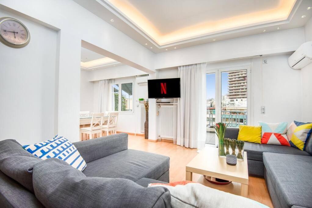 Modern Spacious Apt In Athens Atenas Exterior foto